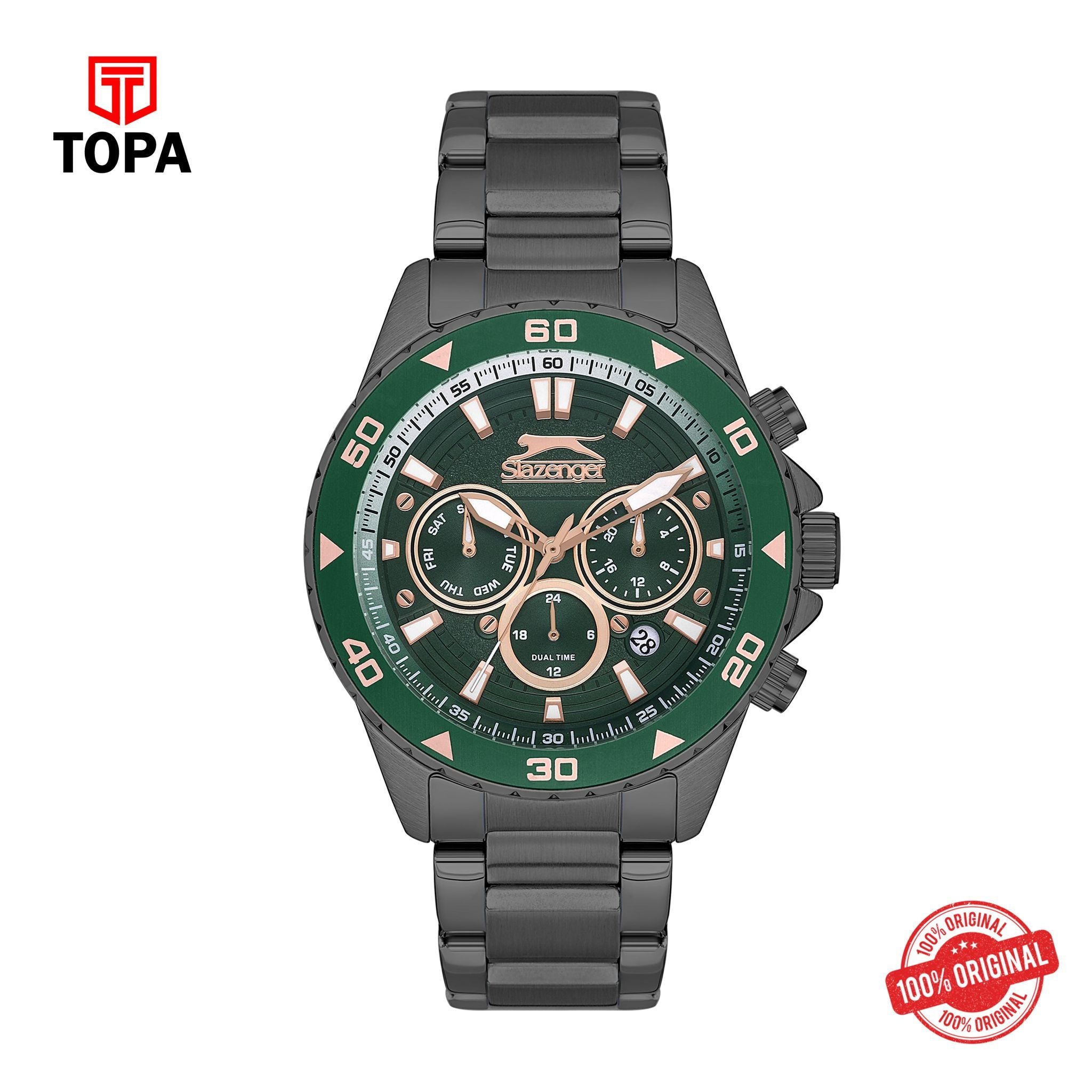 Topa Slazenger - SL.9.2250.2.02 - Quartz Male Greeb Dial Watch - Product Image 1