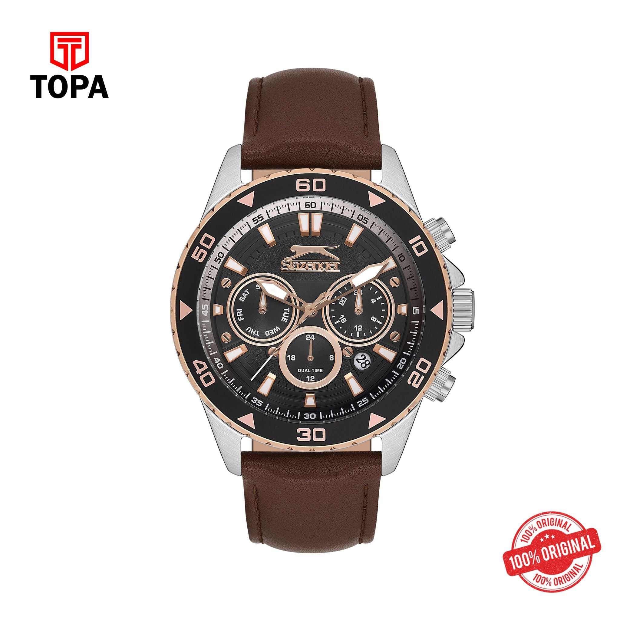 Topa Slazenger - SL.9.2251.2.04 - Quartz Male Black Dial Watch - Product Image 1