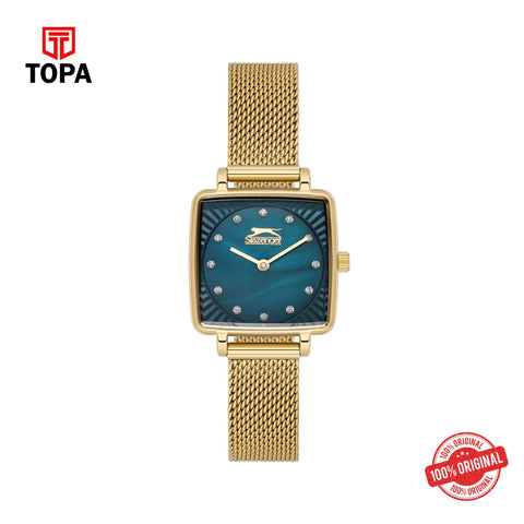 Topa Slazenger - SL.9.2255.3.06 - Quartz Female Green Dial Watch - Product Image 1