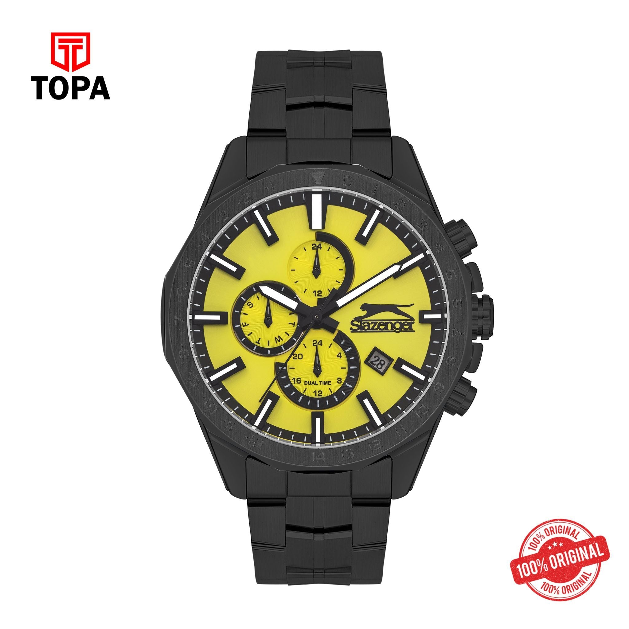 Topa Slazenger - SL.9.2259.2.06 - Quartz Male Yellow Dial Watch - Product Image 1