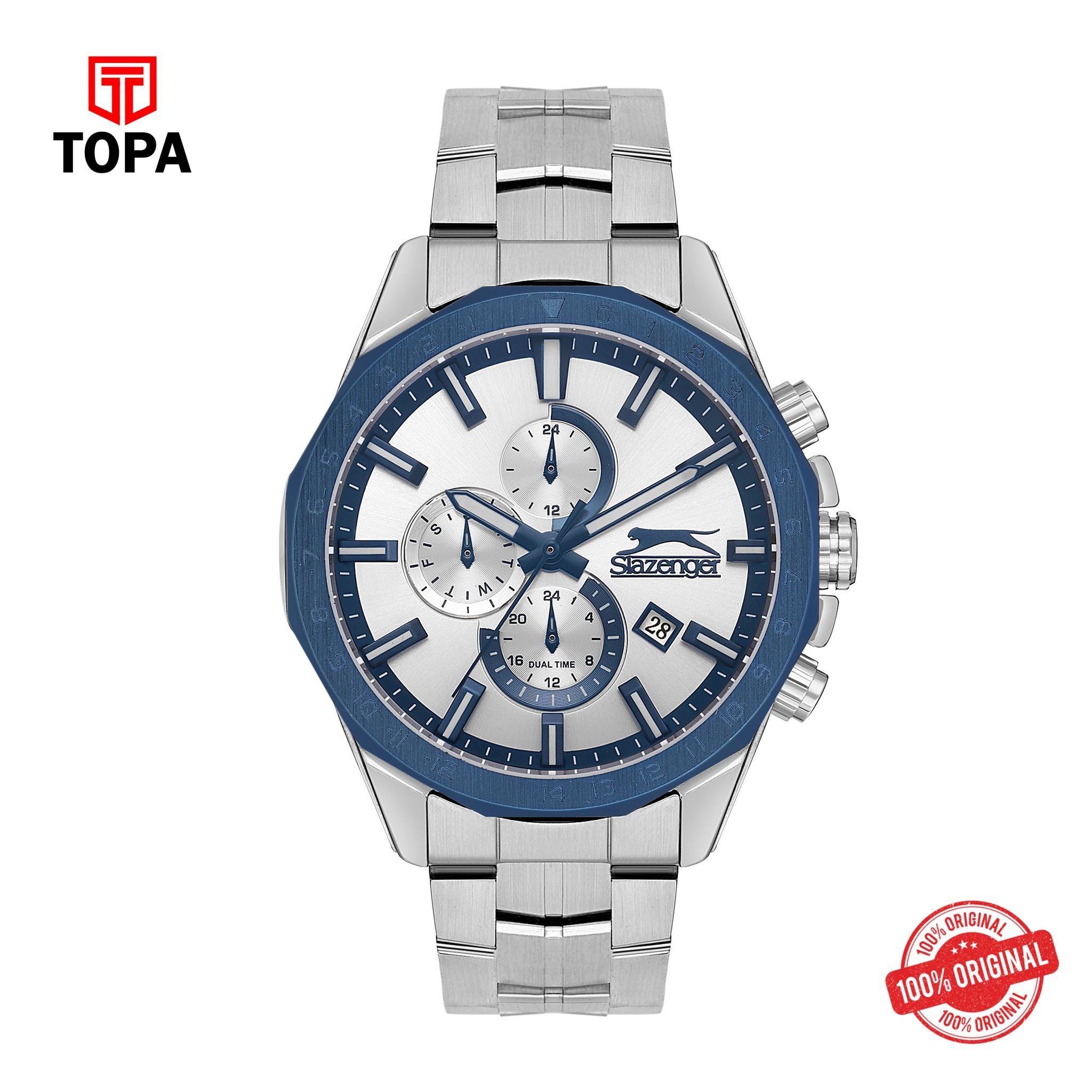 Topa Slazenger - SL.9.2259.2.03 - Quartz Male Silver Dial Watch - Product Image 1
