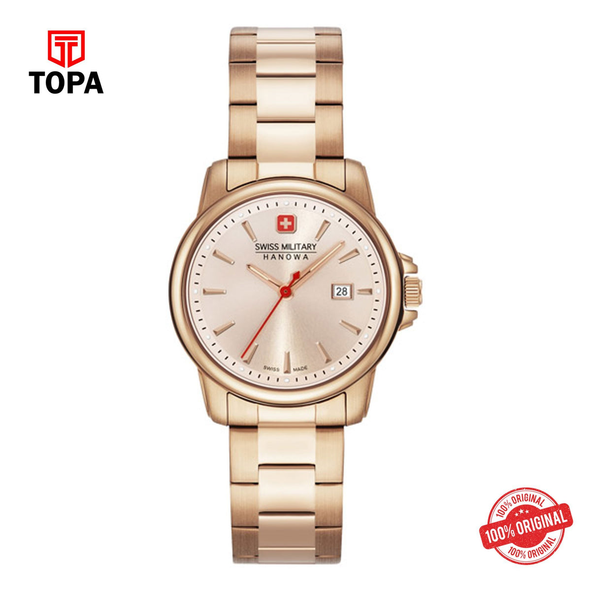 Topa Swiss-Military-06-7230.7.09.010-Luxury-Metal-Band-Ladies-Wat - Product Image 1