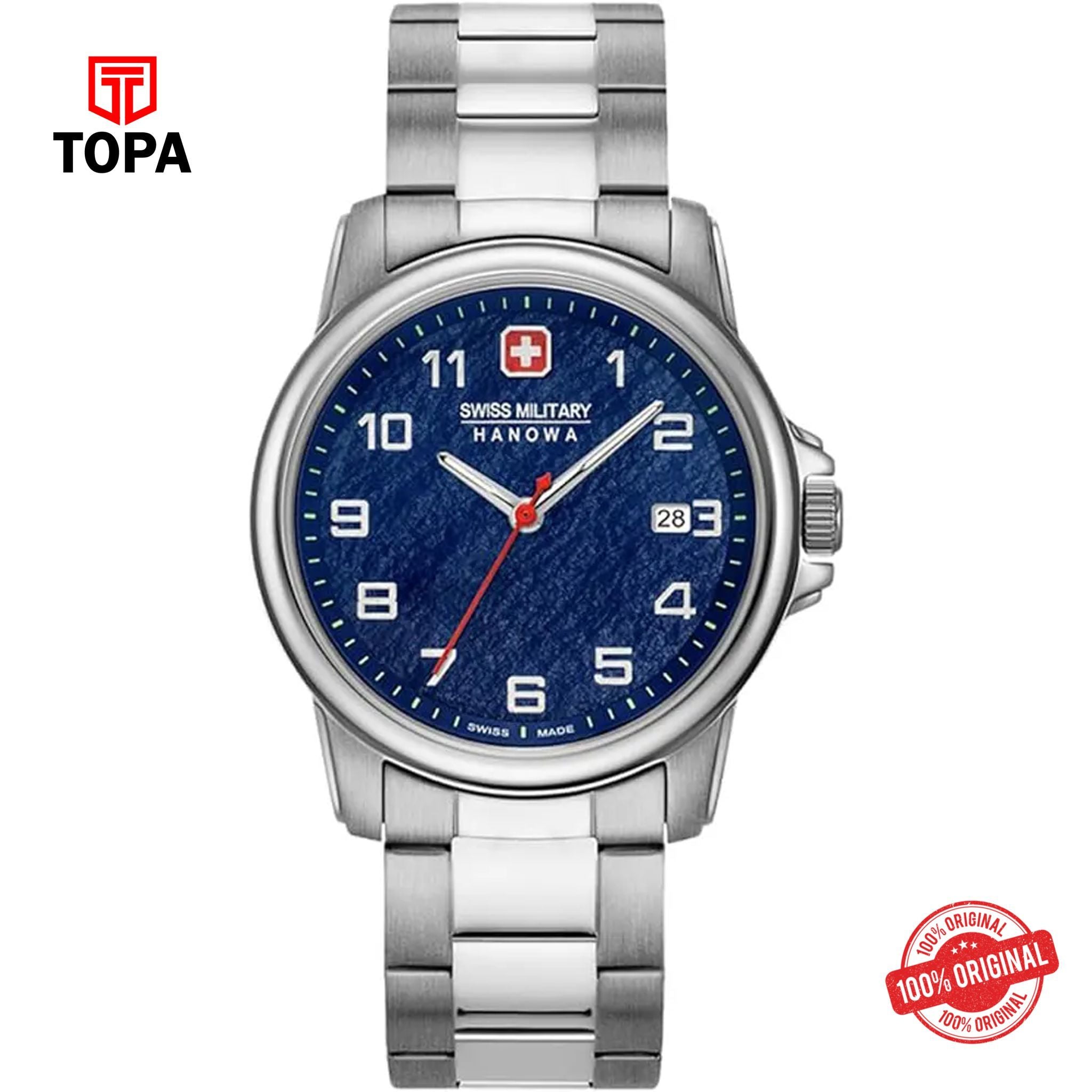 Topa Swiss-Military-Hanowa-06-5231.7.04.003-Metal-Band-Unisex-Wat - Product Image 1