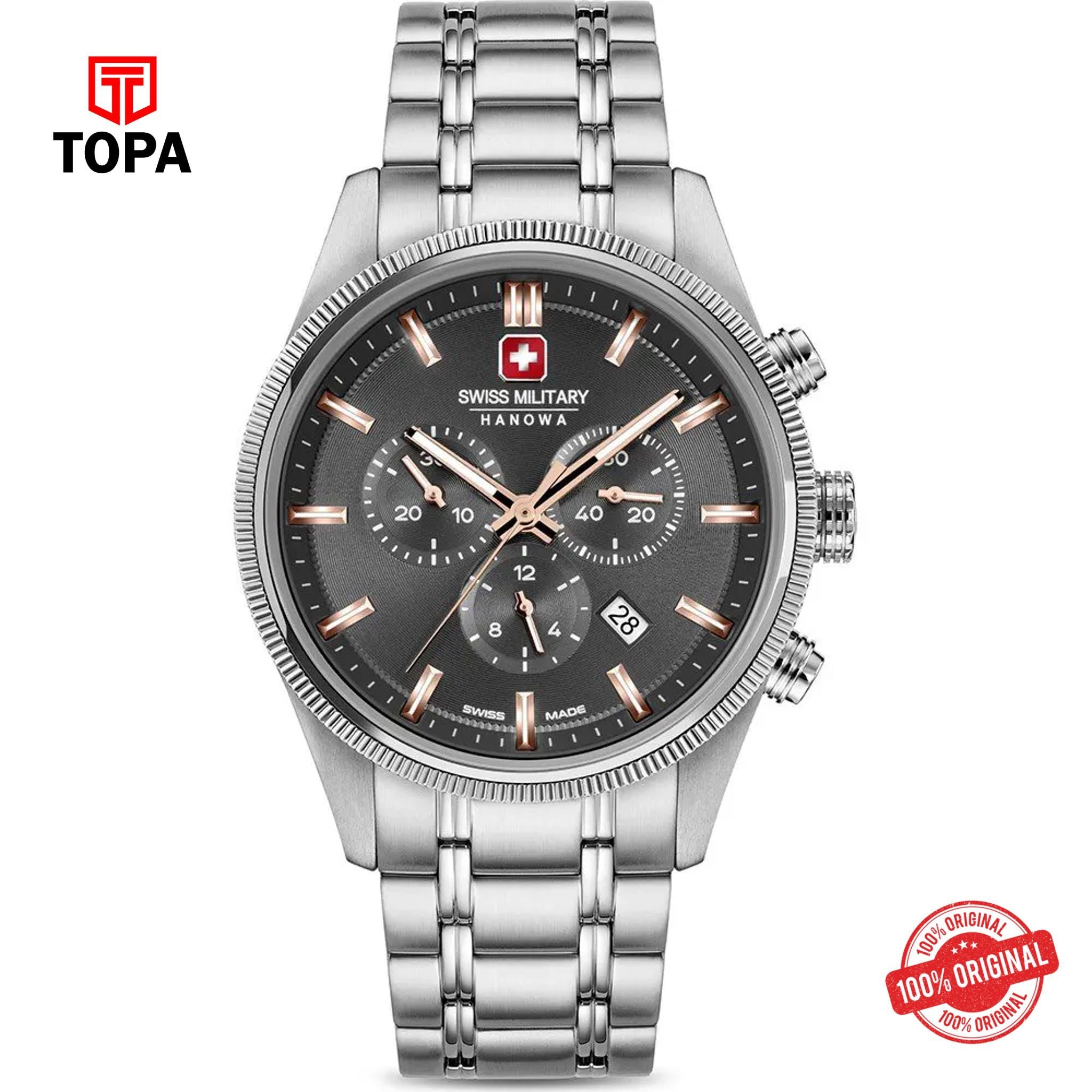 Topa Swiss-Military-Hanowa-SMWGI0003103-Metal-Band-Men-Watch - Product Image 1