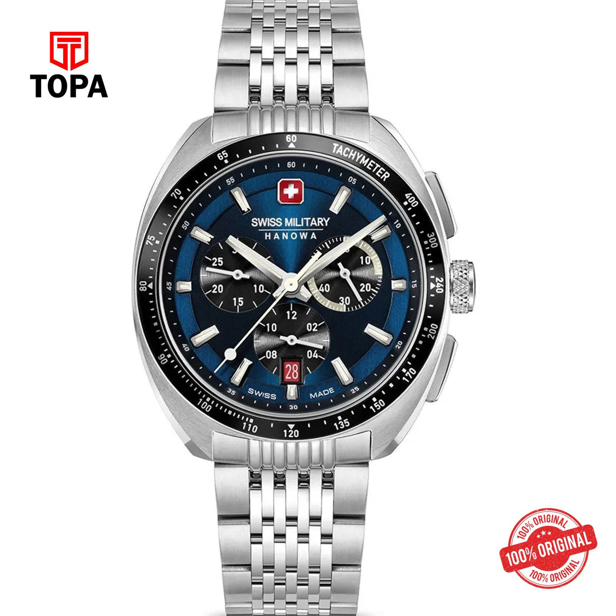 Topa Swiss-Military-Hanowa-SMWGI0003303-Metal-Band-Men-Watch - Product Image 1
