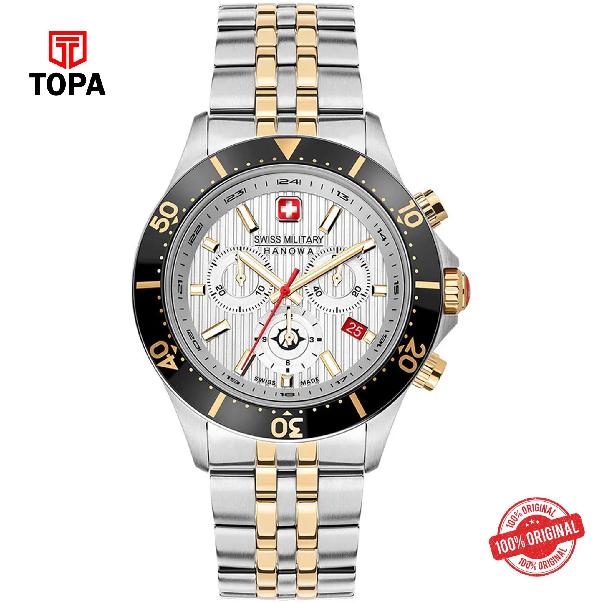 Topa Swiss-Military-Hanowa-SMWGI2100760-Metal-Band-Men-Watch - Product Image 1