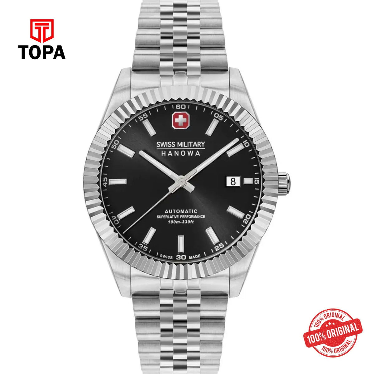 Topa Swiss-Military-Hanowa-SMWGL0002101-Metal-Band-Men-Watch - Product Image 1