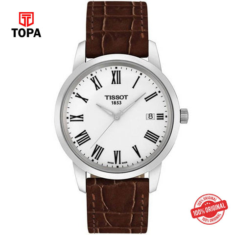 Topa Tissot-T033.410.16.013.01-Classic-Dream-White-Dial-Mens-Watc - Product Image 1