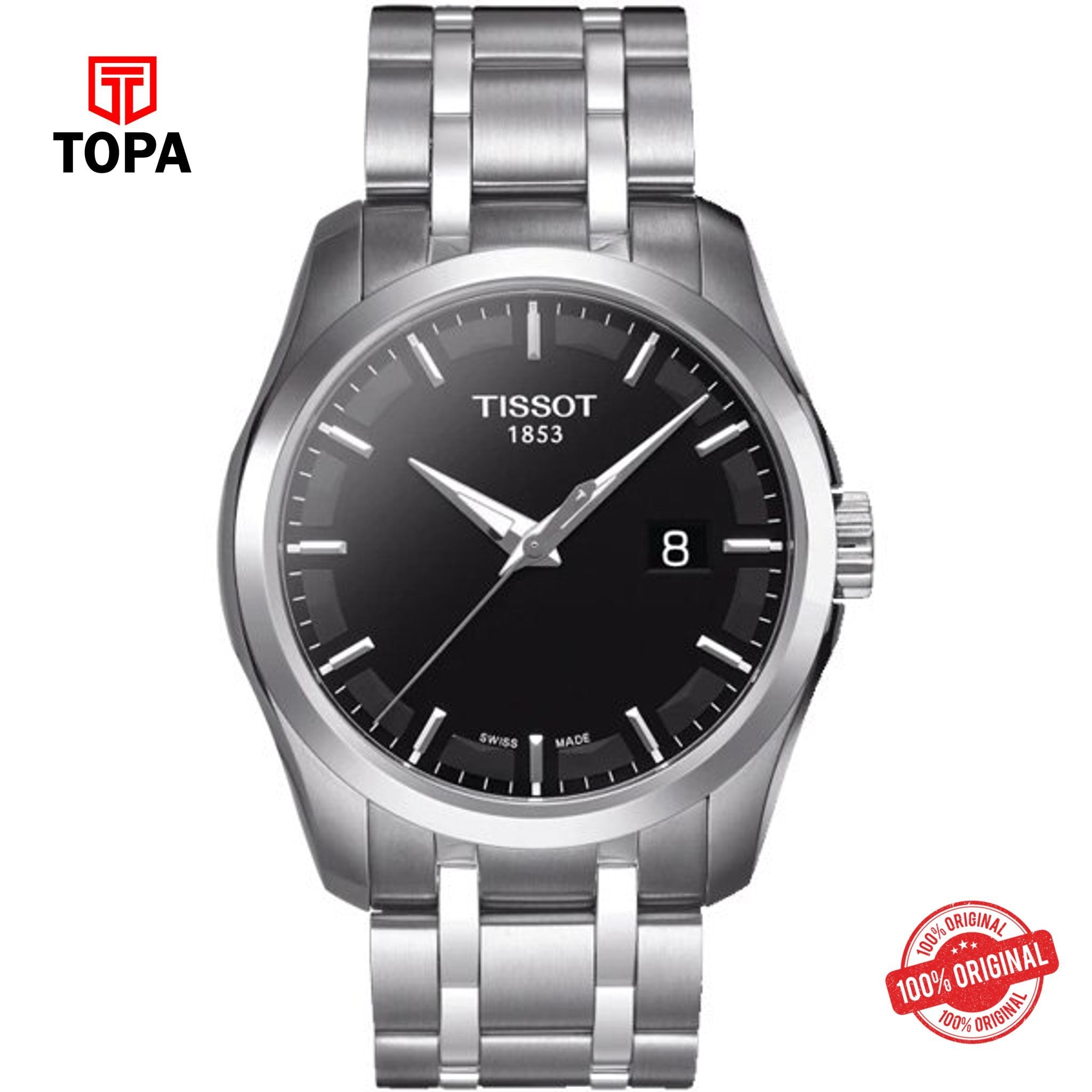 Topa Tissot-T035.410.11.051.00-Couturier-Mens-Watch - Product Image 1