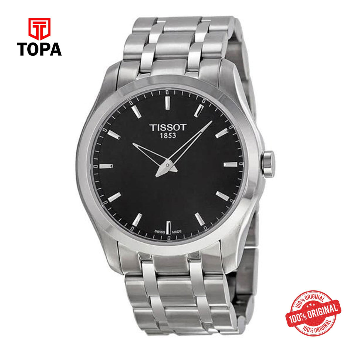 Topa Tissot-T035.446.11.051-Chain-Strap-Wrist-Watch-for-Men - Product Image 1
