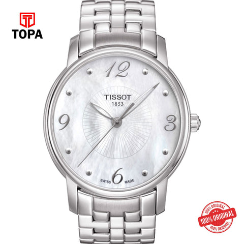 Topa Tissot-T052.210.11.117.00-Metal-Band-Ladies-Watch - Product Image 1