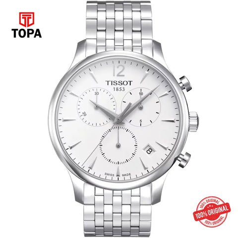 Topa Tissot-T063.617.11.037.00-Tradition-Metal-Band-Men-Watch - Product Image 1