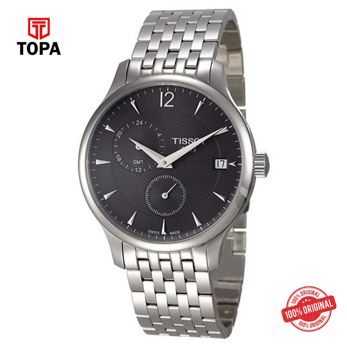 Topa Tissot-T063.639.11.067.00-Tradition-GMT-Mens-watch - Product Image 1