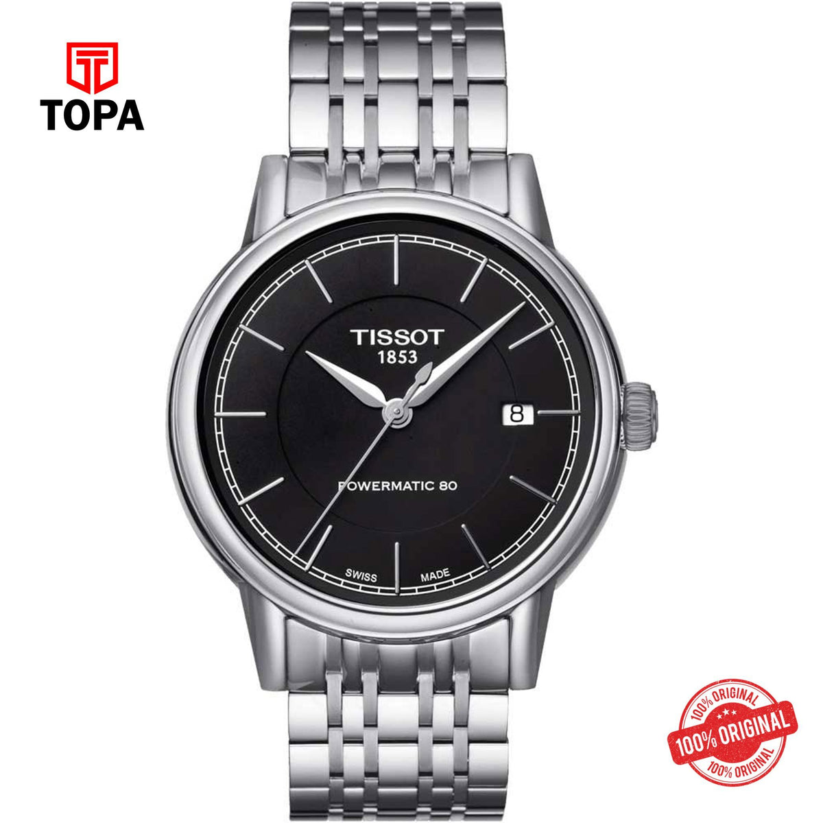 Topa Tissot-T085.407.11.051.00-Carson-Powermatic-Men-Watch - Product Image 1