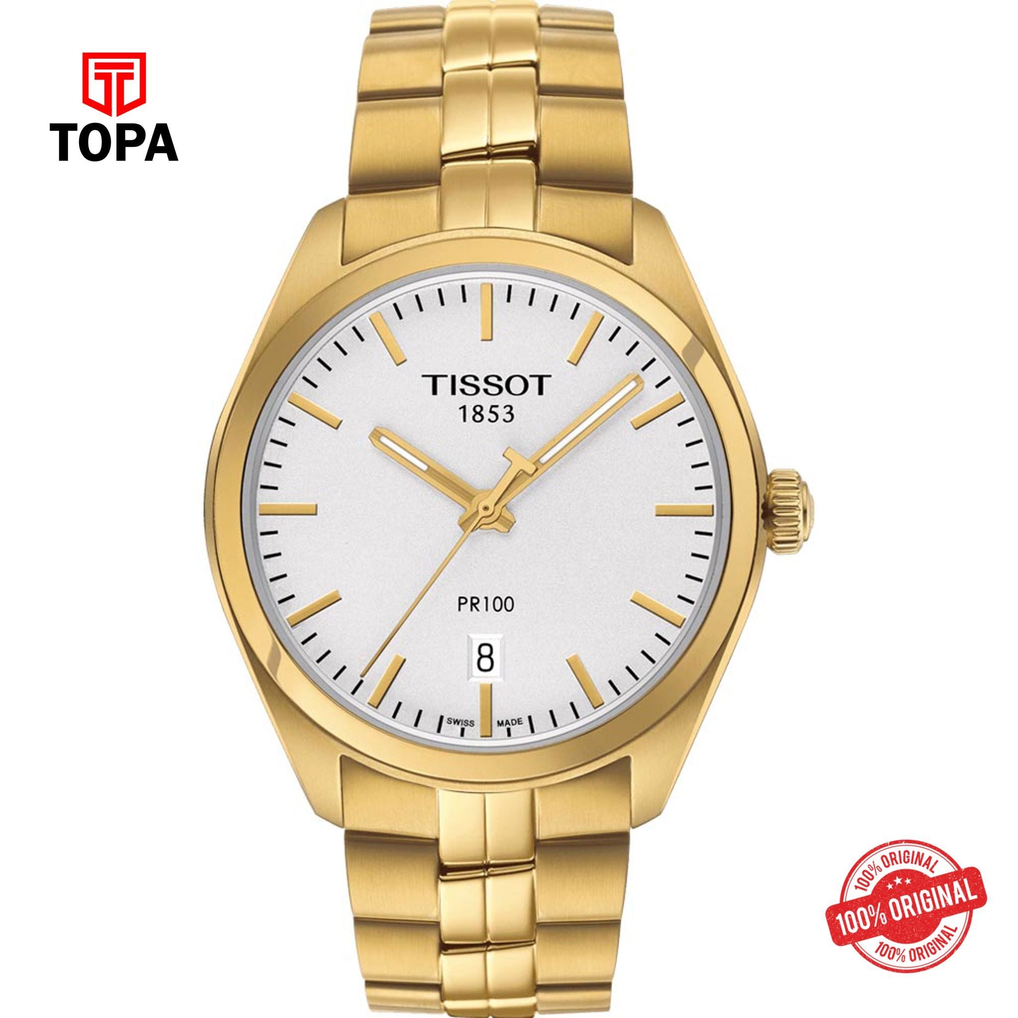 Topa Tissot-T101.410.33.031.00-PR-100-Metal-Band-Mens-Watch - Product Image 1