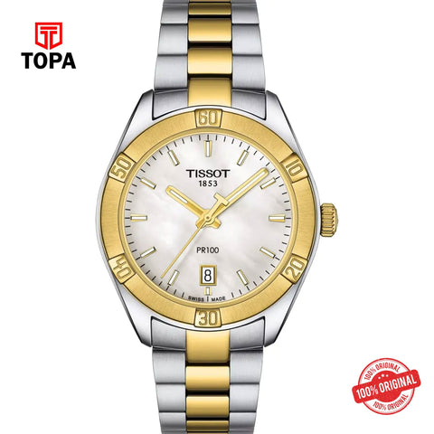 Topa Tissot-T101.910.22.111.00-PR100-Sport-Metal-Band-Men-Watch - Product Image 1