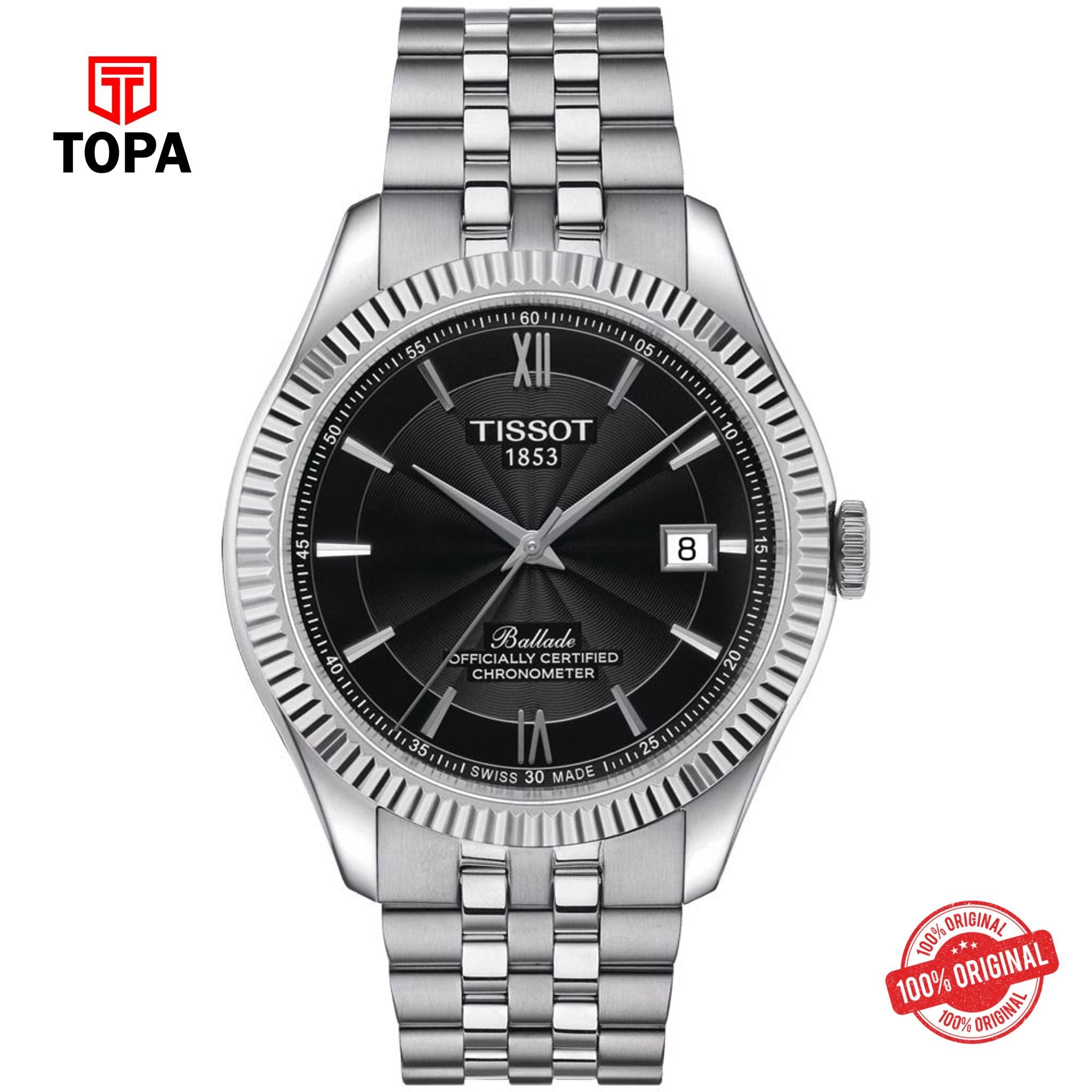 Topa Tissot-T108.408.11.058.00-Ballade-Powermatic-80-Men-Watch - Product Image 1