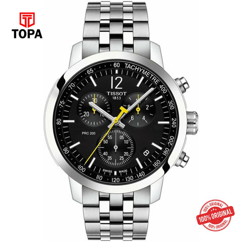 Topa Tissot-T114.417.11.057.00-PRC-200-Metal-Band-Men-Watch - Product Image 1