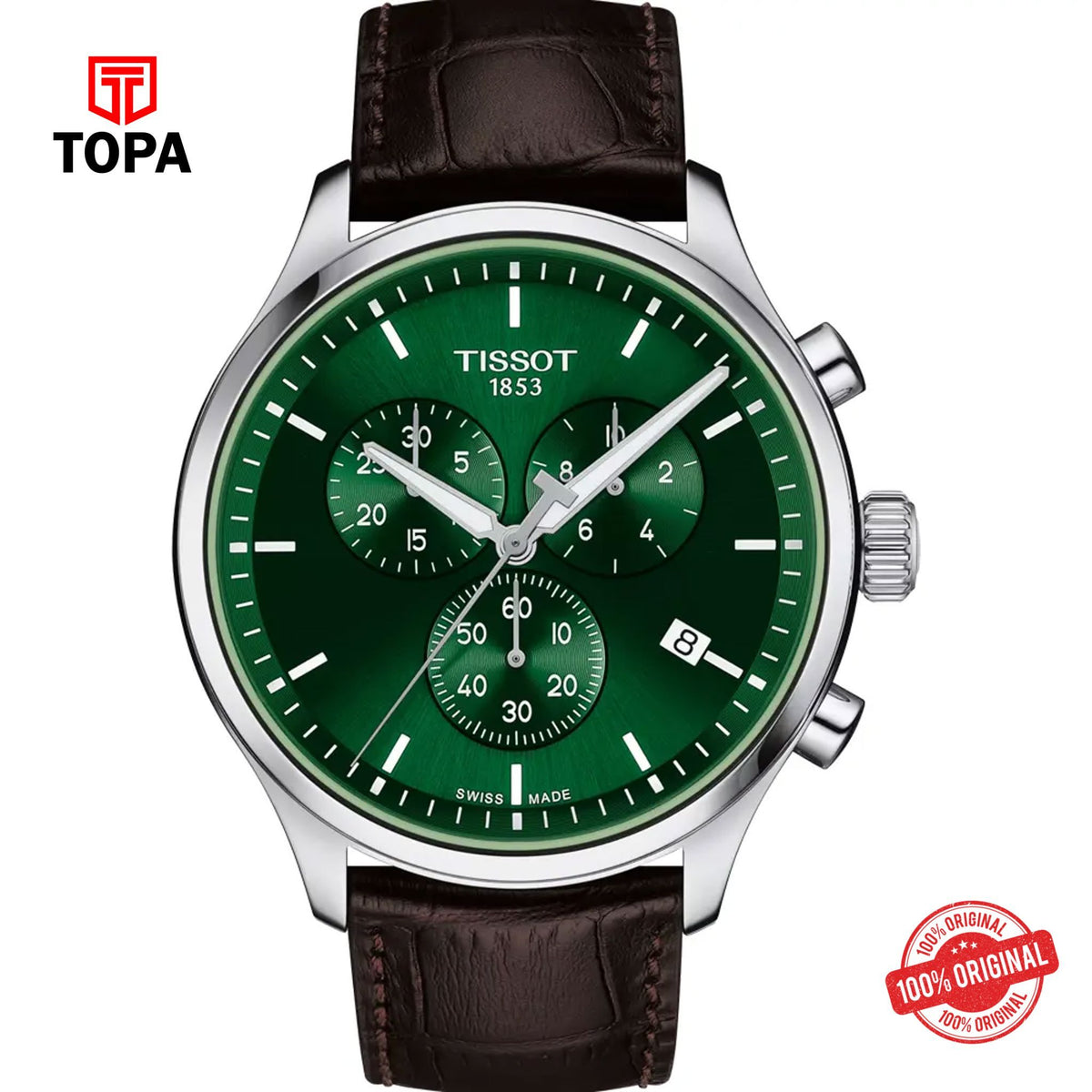 Topa Tissot-T116.617.16.091.00-XL-Classic-Leather-Band-Men-Watch - Product Image 1