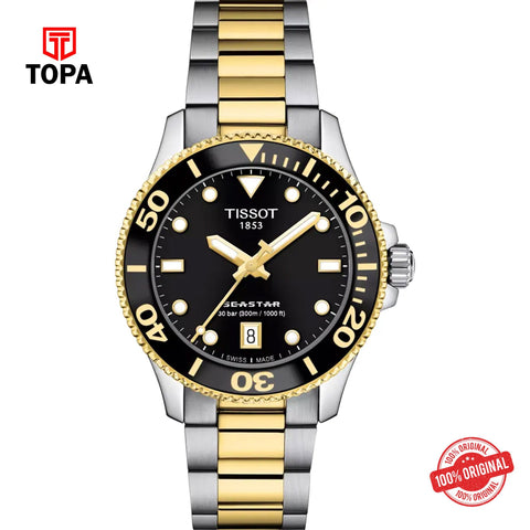 Topa Tissot-T120.210.22.051.00-Seastar-1000-Metal-Band-Women-Watc - Product Image 1