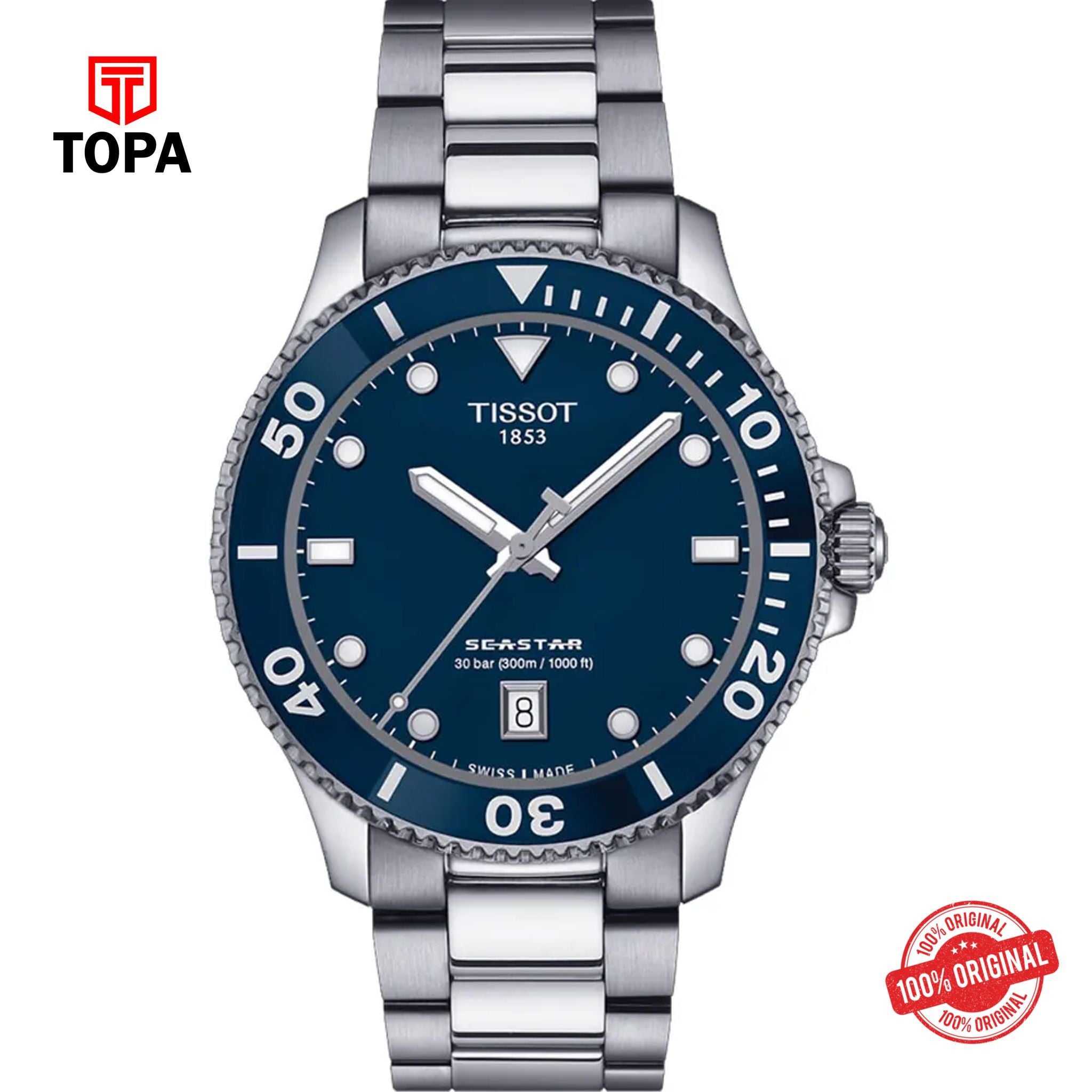 Topa Tissot-T120.410.11.041.00-Sea-Star-1000-Metal-Bad-Men-Watch - Product Image 1