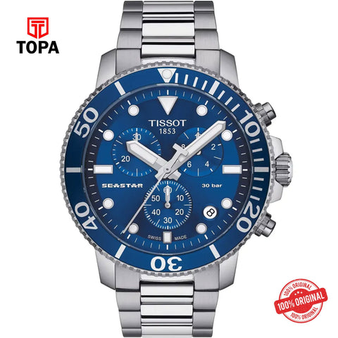 Topa Tissot-T120.417.11.041.00-Seastar-1000-Metal-Band-Men-Watch - Product Image 1