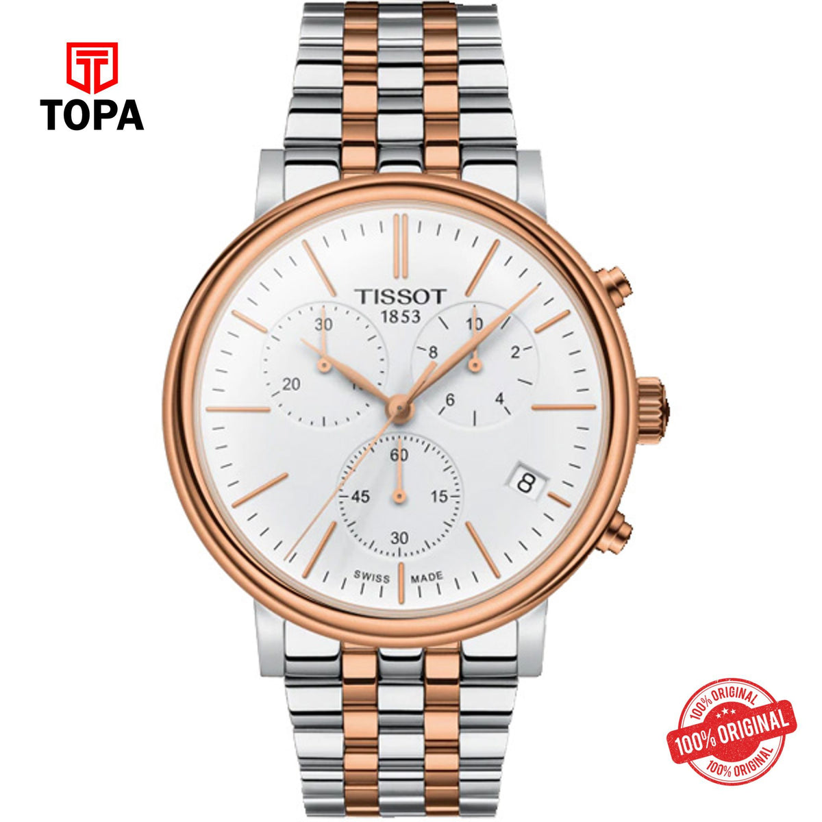 Topa Tissot-T122.417.22.011.00-Carson-Chronograph-Mens-Watch - Product Image 1
