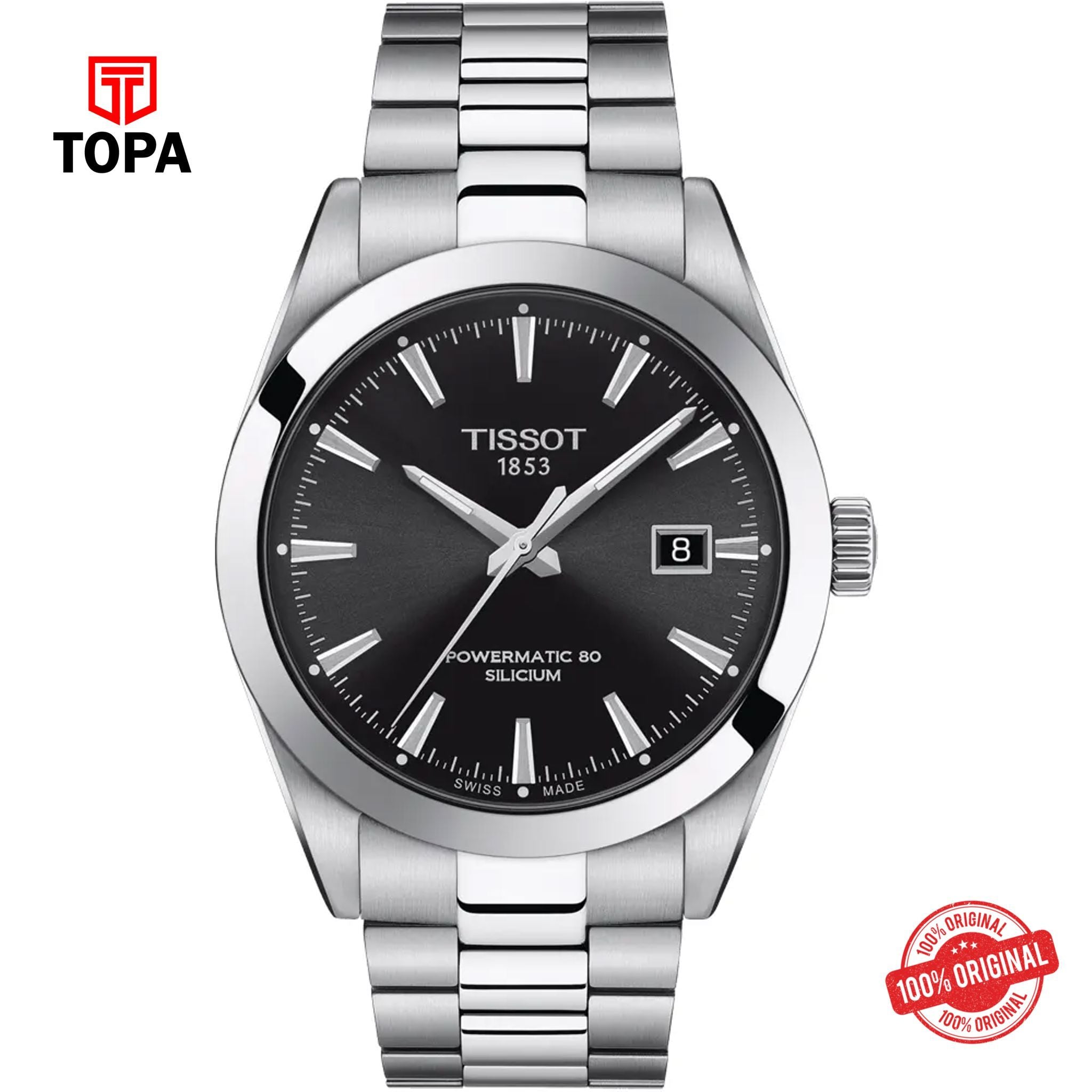Topa Tissot-T127.407.11.051.00-Gentlemen-Powermatic-80-Men-Watch - Product Image 1