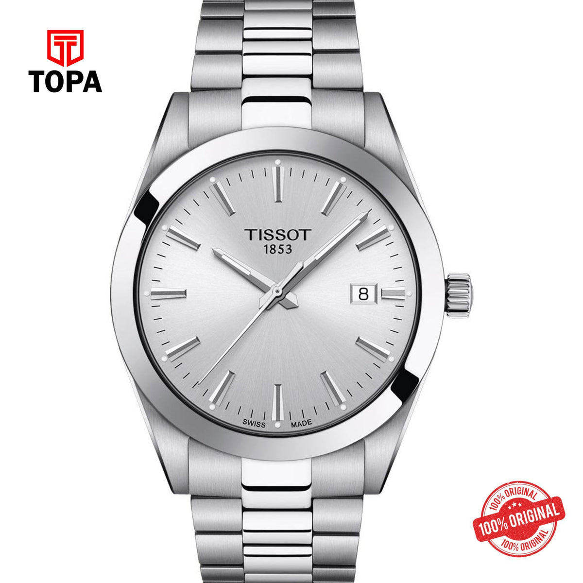 Topa Tissot-T127.410.11.031.00-Gentleman-Mens-Watch - Product Image 1