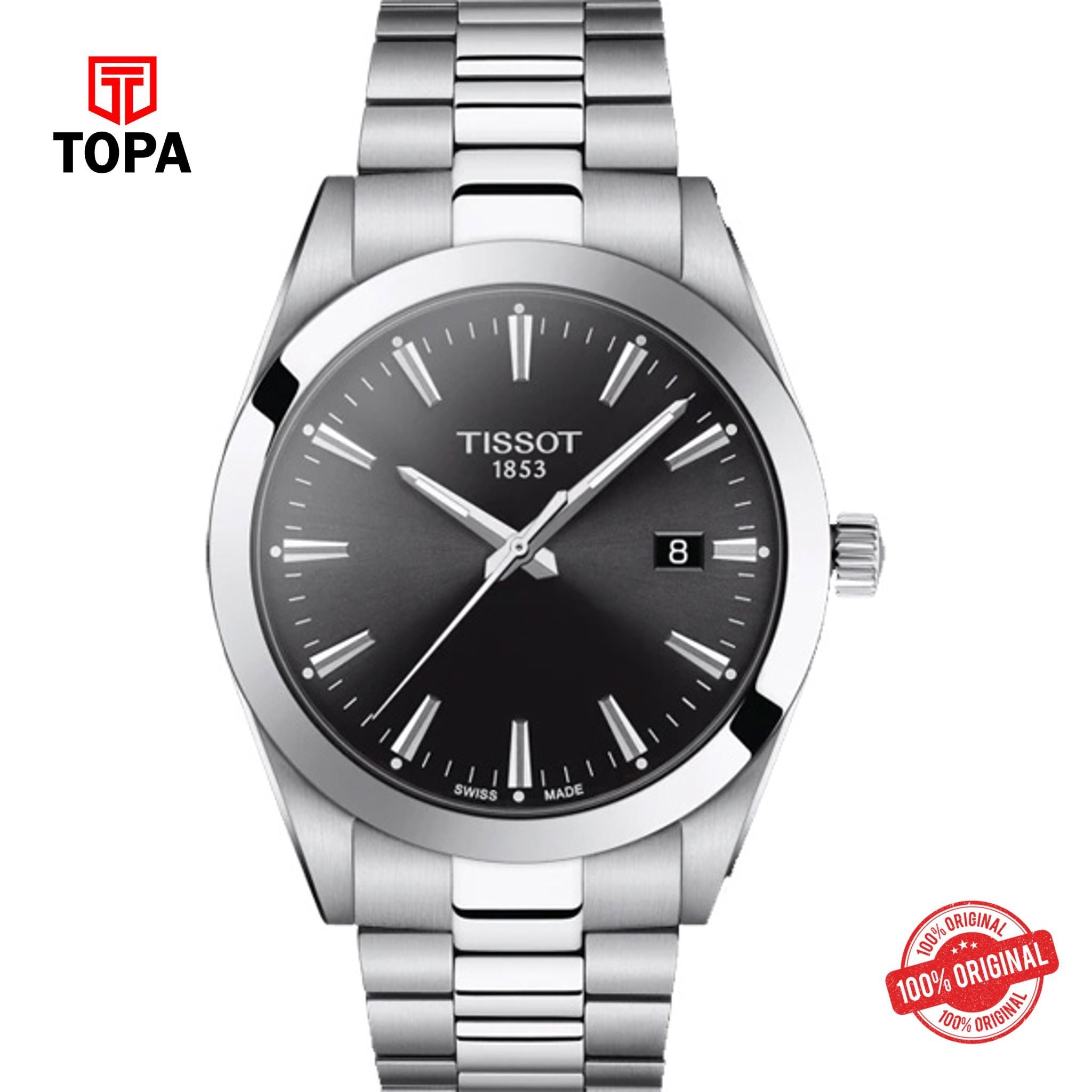 Topa Tissot-T127.410.11.051.00-Gentleman-Mens-Watch - Product Image 1