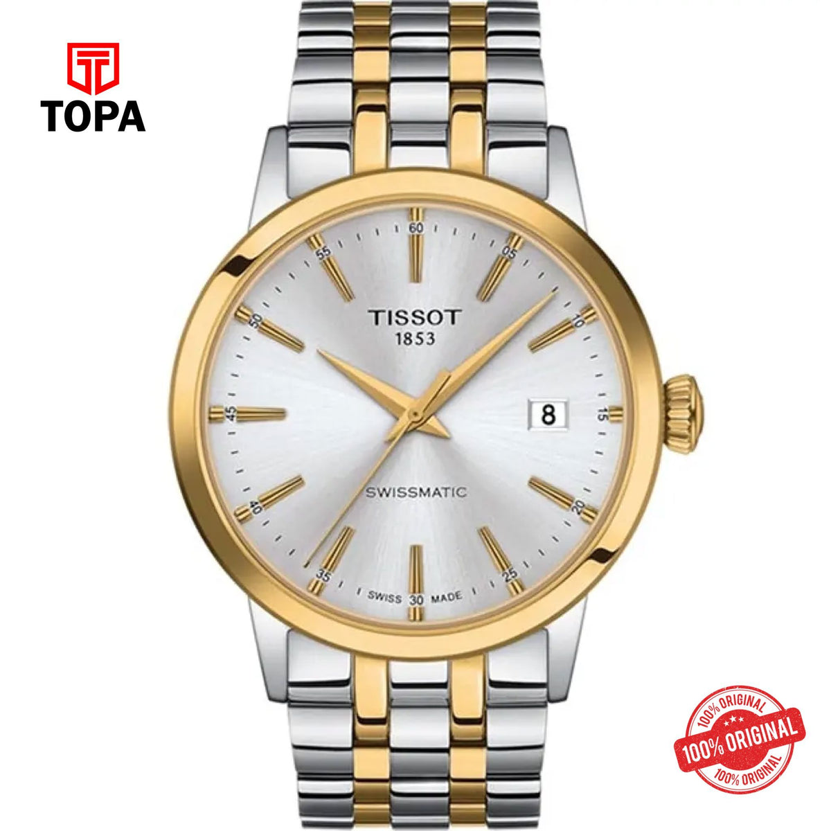 Topa Tissot-T129.407.22.031.01-Classic-Dream-Metal-Band-Men-Watch - Product Image 1