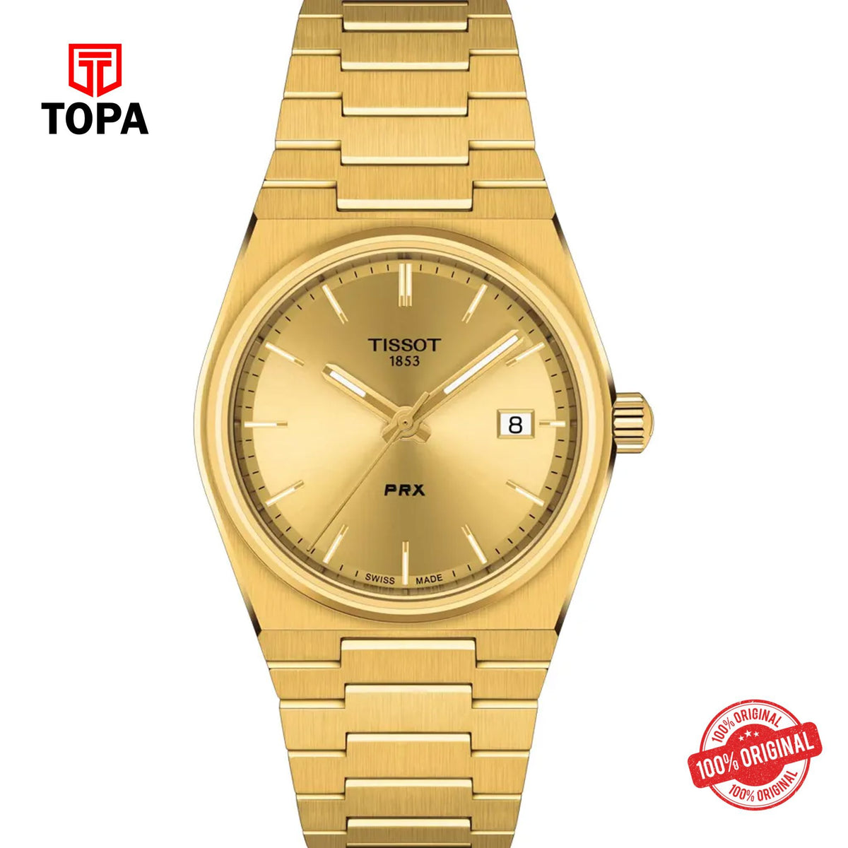 Topa Tissot-T137.210.33.021.00-PRX-Metal-Band-Women-Watch - Product Image 1