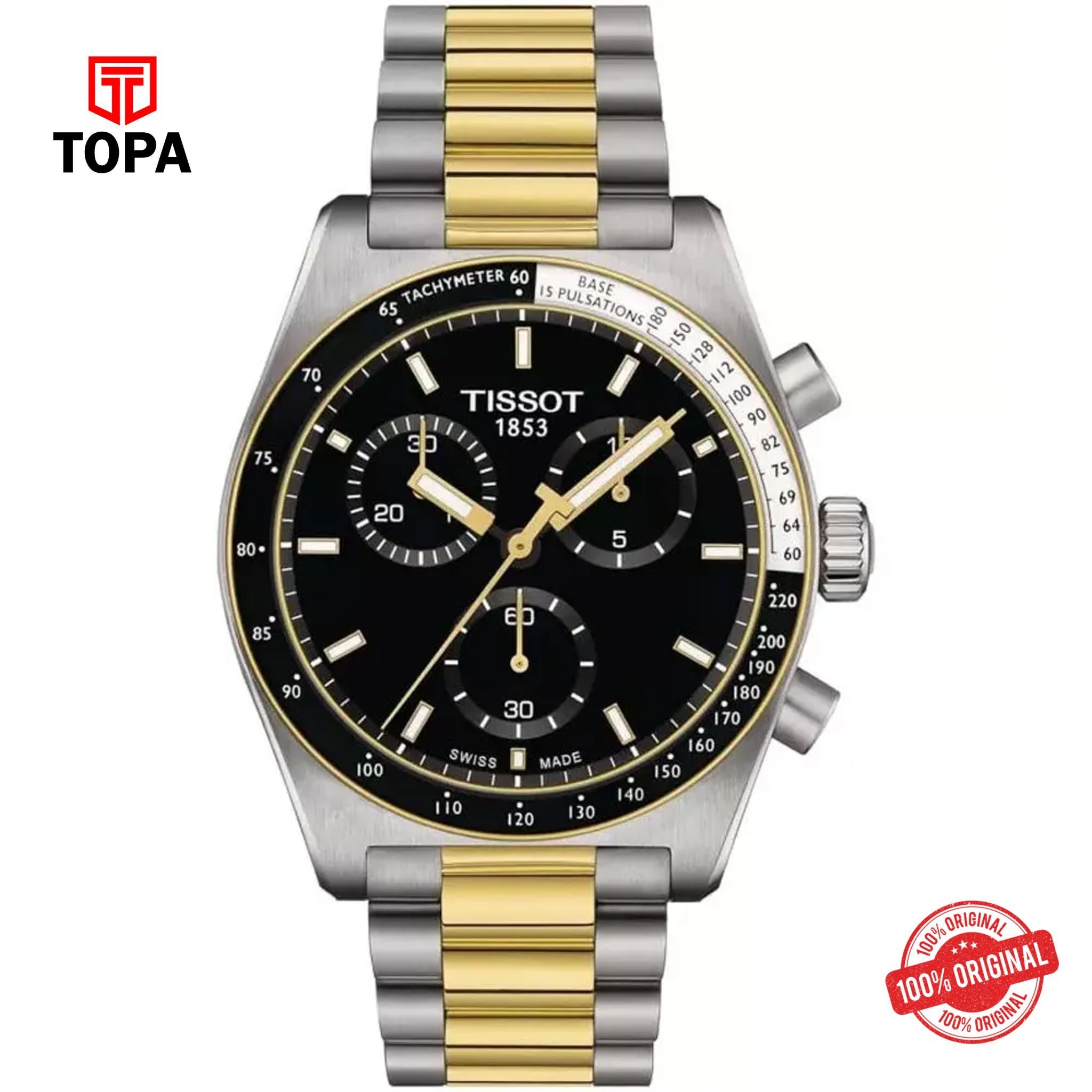 Topa Tissot-T149.417.22.051.00-PR516-Metal-Band-Men-Watch - Product Image 1