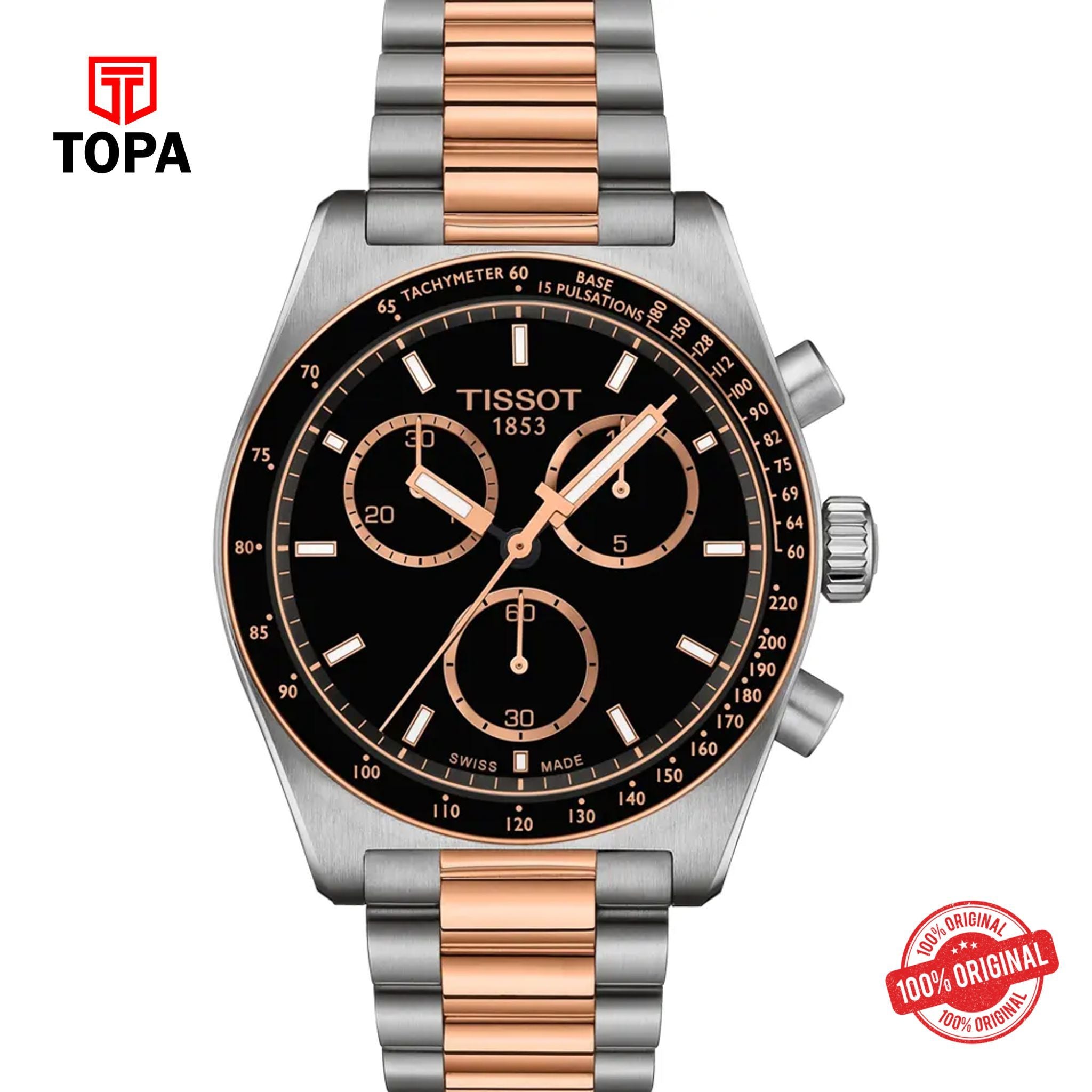 Topa Tissot-T149.417.22.051.01-PR516-Metal-Band-Men-Watch - Product Image 1