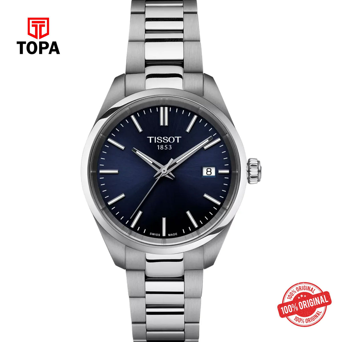 Topa Tissot-T150.210.11.041.00-PR-100-Metal-Band-Women-Watch - Product Image 1