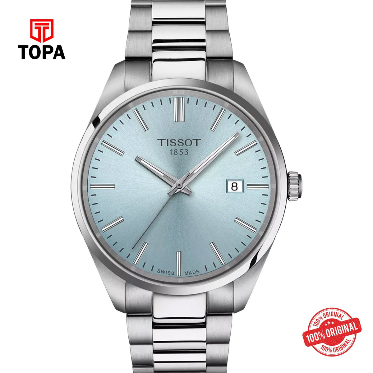 Topa Tissot-T150.410.11.351.00-PR-100-Metal-Band-Men-Watch - Product Image 1