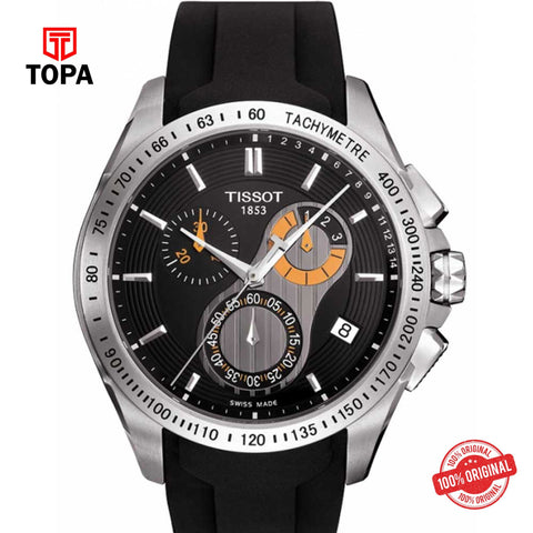 Topa Tissot-Veloci-T-T024.417.17.051.00-Rubber-Strap-Men-Watch - Product Image 1