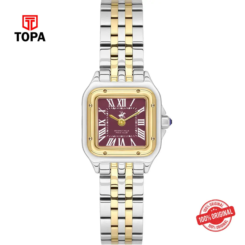 Beverly Hills Polo Club BP3600C.280 Metal Band Women Watch - Topa