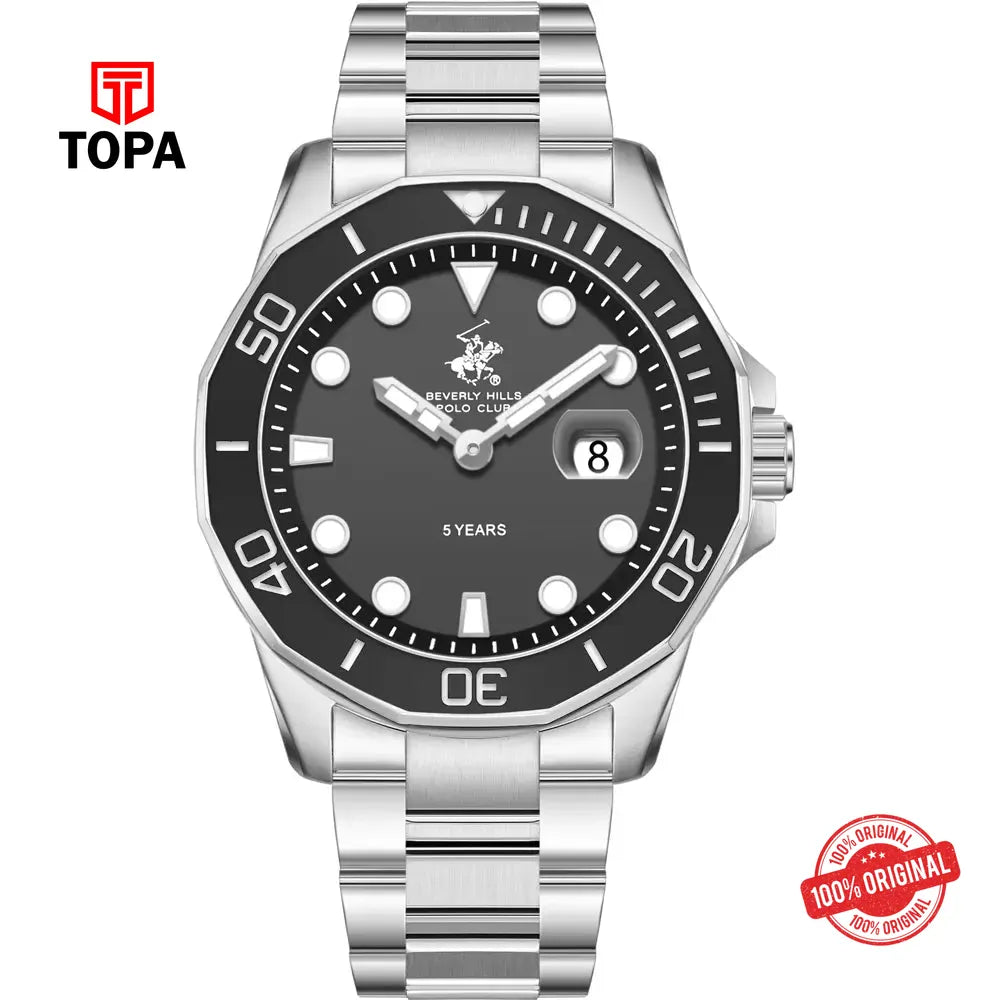 Beverly Hills Polo Club BP3878X.350 Metal Band Men Watch - Topa
