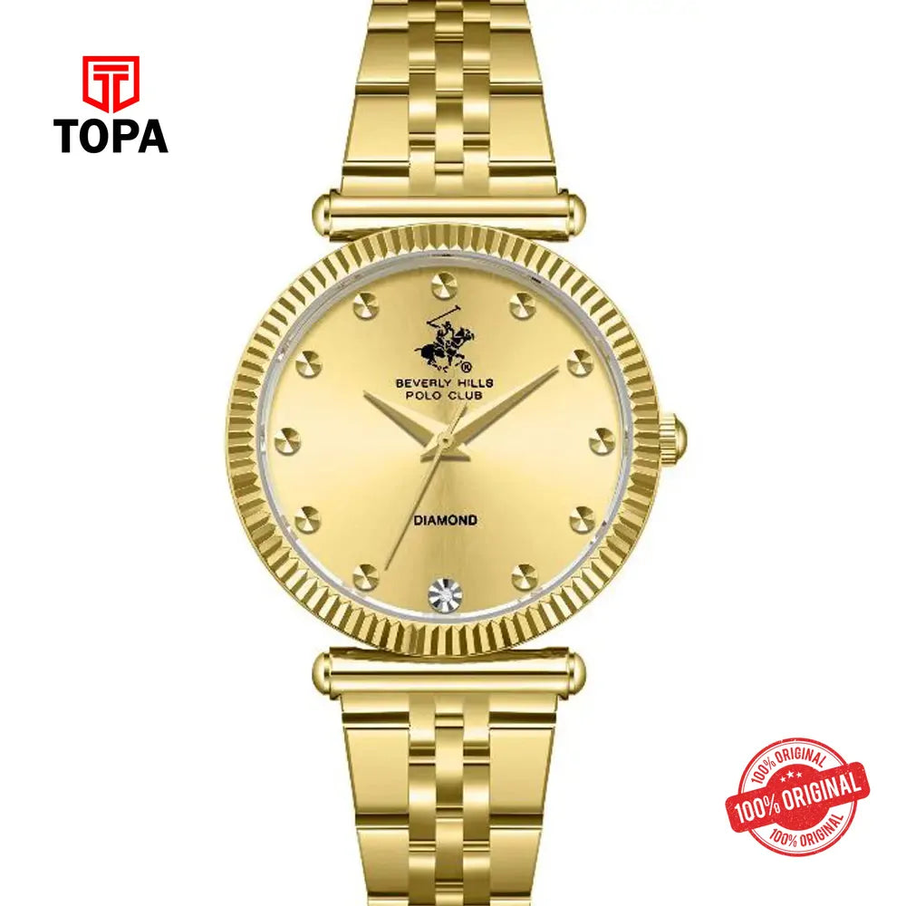 Beverly Hills Polo Club BP3881X.110 Metal Band Women Watch - Topa
