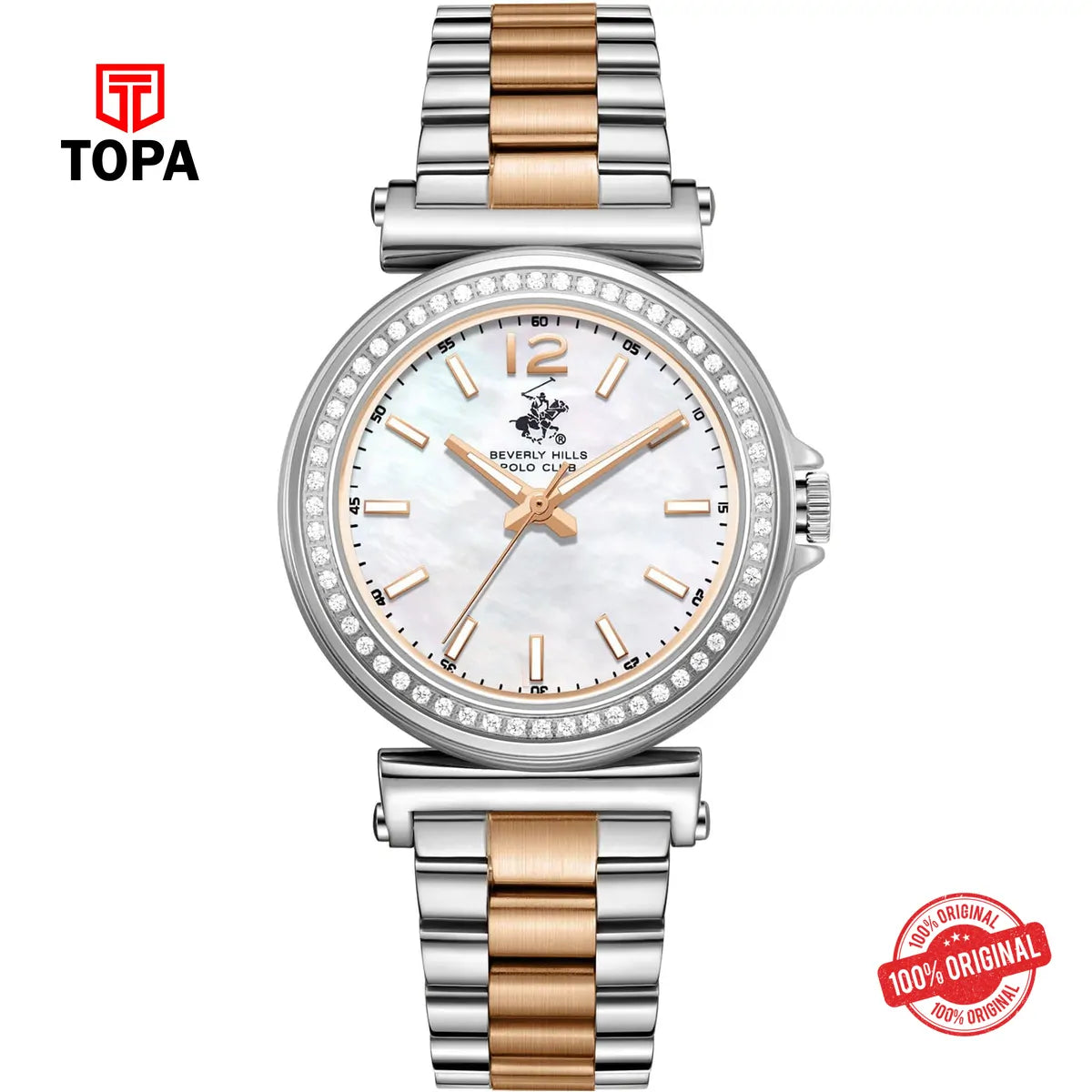 Beverly Hills Polo Club BP3882X.520 Metal Band Women Watch - Topa