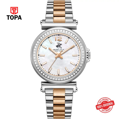 Beverly Hills Polo Club BP3882X.520 Metal Band Women Watch - Topa