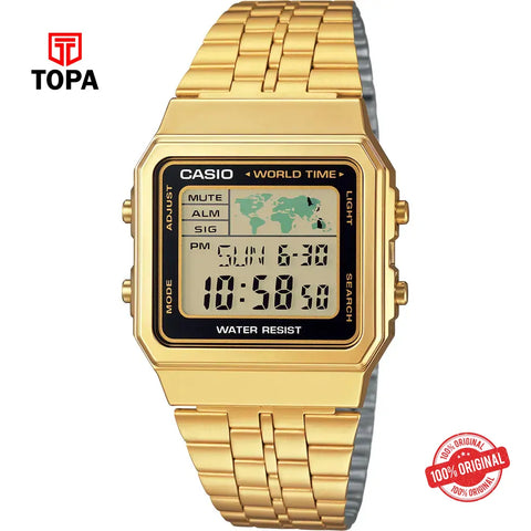 Casio A-500WGA-1D Metal Band Men Watch - Topa