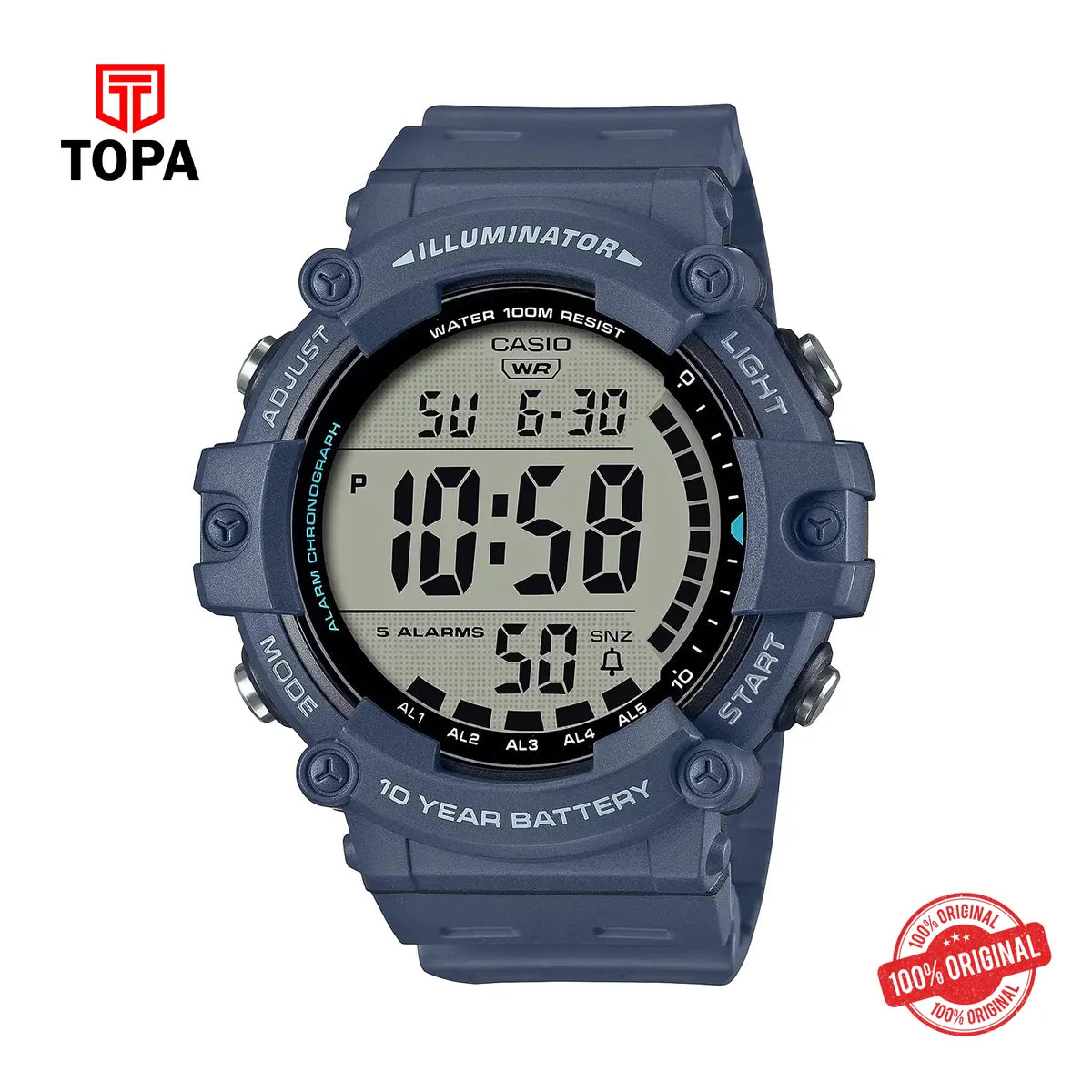 Casio AE-1500WH-2A Digital Sport Watch - Topa