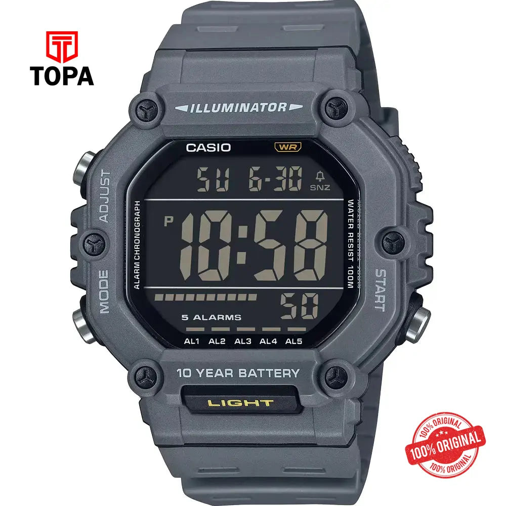 Casio AE-1600H-8B Resin Band Men Watch - Topa