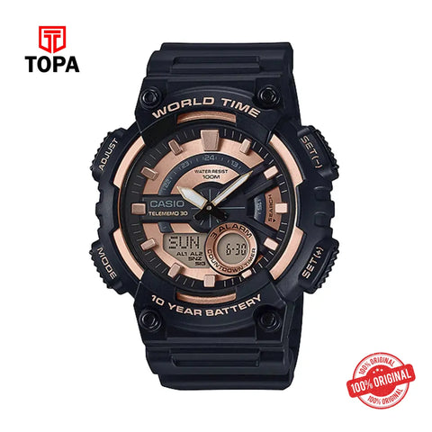 Casio AEQ-110W-1A3VDF Watch - Topa