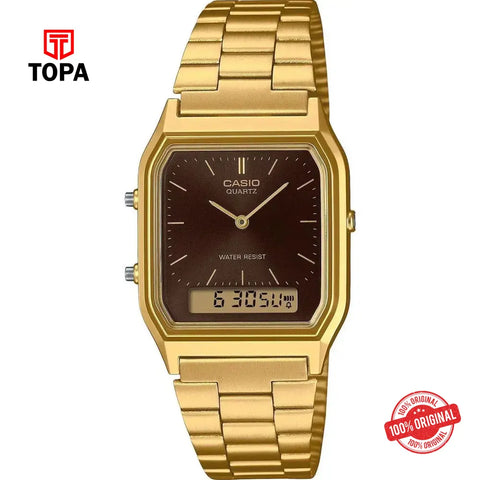 Casio AQ-230GA-5A Metal Band Men Watch - Topa