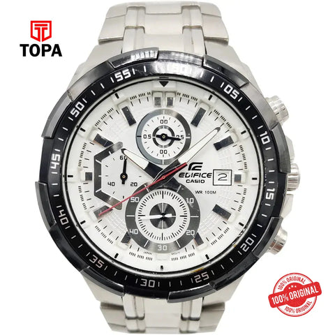 Casio Edifice 02911 Pre-Owned Metal Band Men Watch - Topa