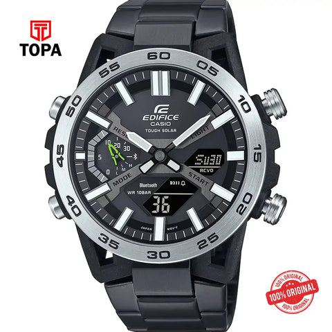 Casio Edifice ECB-2000DD-1A Metal Band Men Watch - Topa