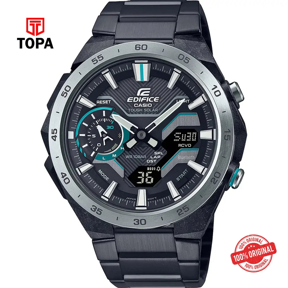 Casio Edifice ECB-2200DD-1A Metal Band Men Watch - Topa